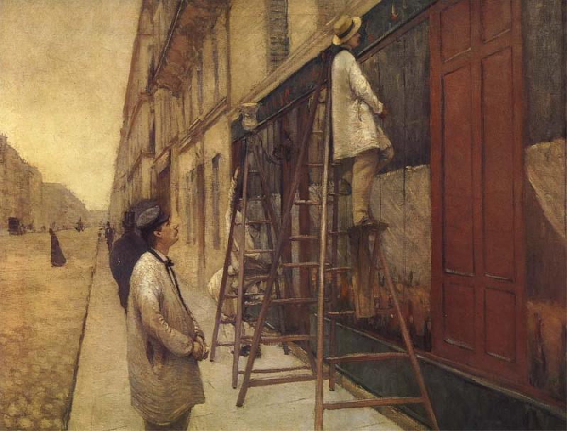 Gustave Caillebotte The painter design house oil painting image